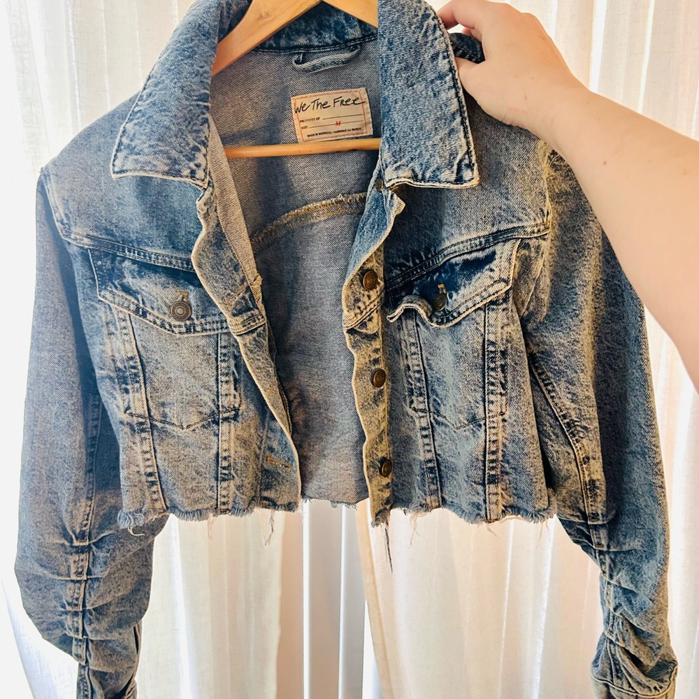 We The Free Blue Jean Jacket